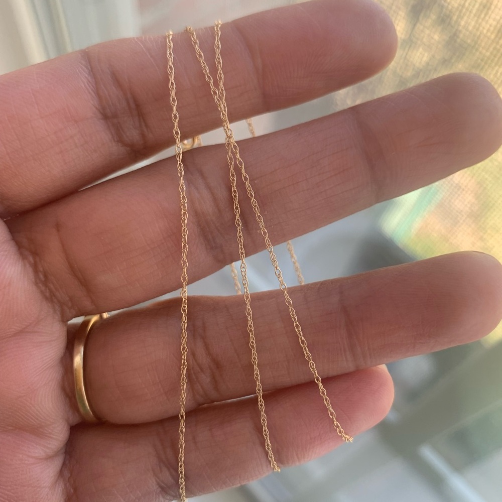 10k Gold Dainty Rope Chain